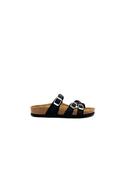 BIRKENSTOCK FRANCA BRAIDED Oiled LeatherBLACK