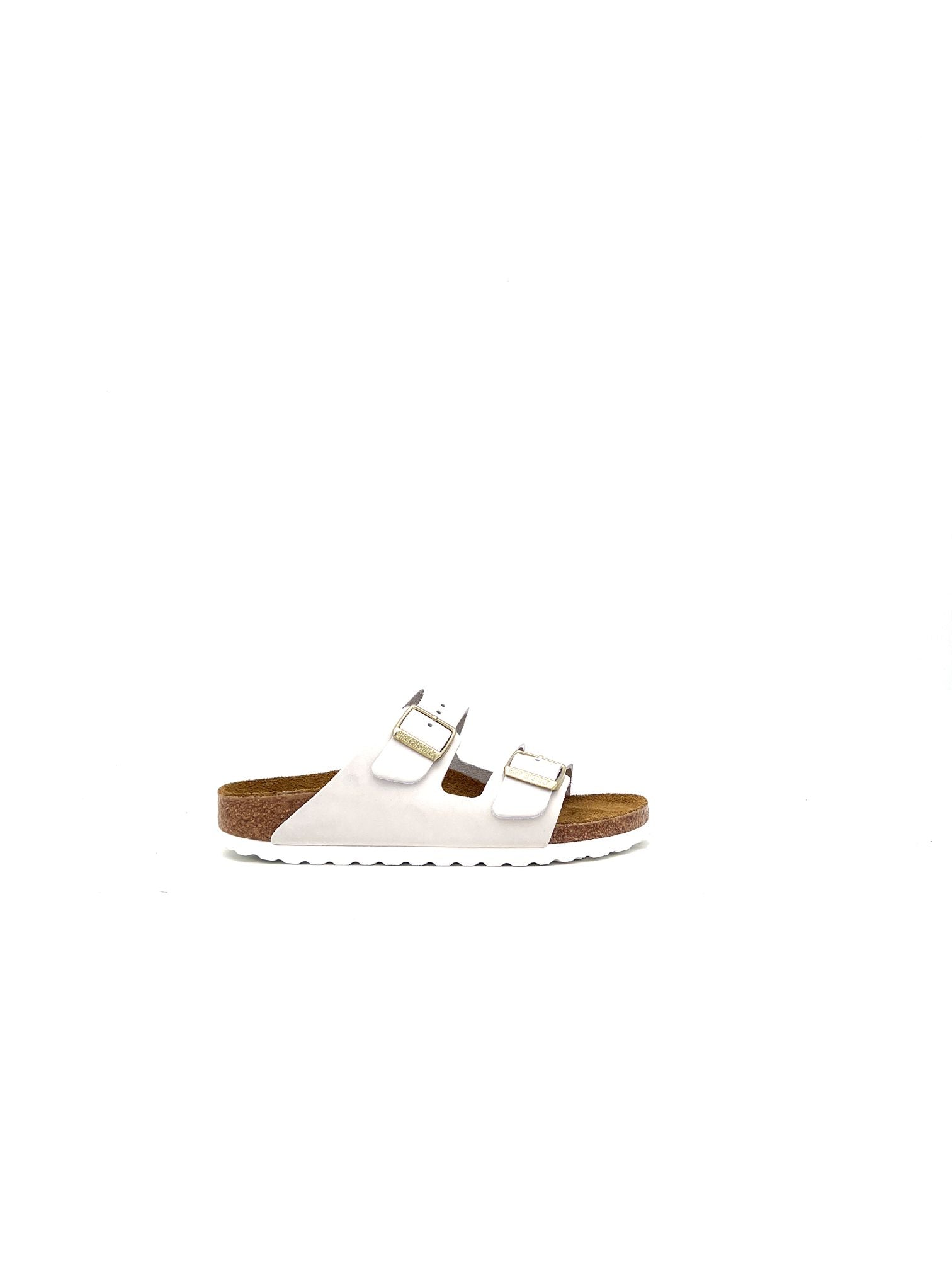 BIRKENSTOCK ARIZONA Nubuck LeatherANTIQUE WHITE