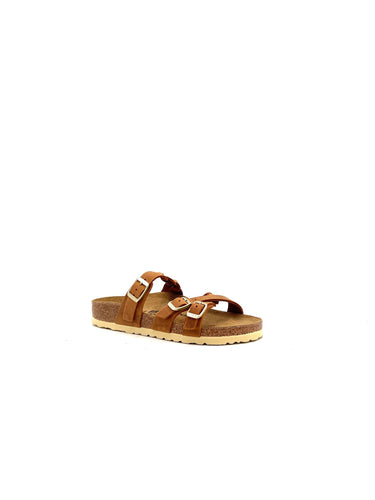 BIRKENSTOCK FRANCA BRAIDED Oiled LeatherCOGNAC