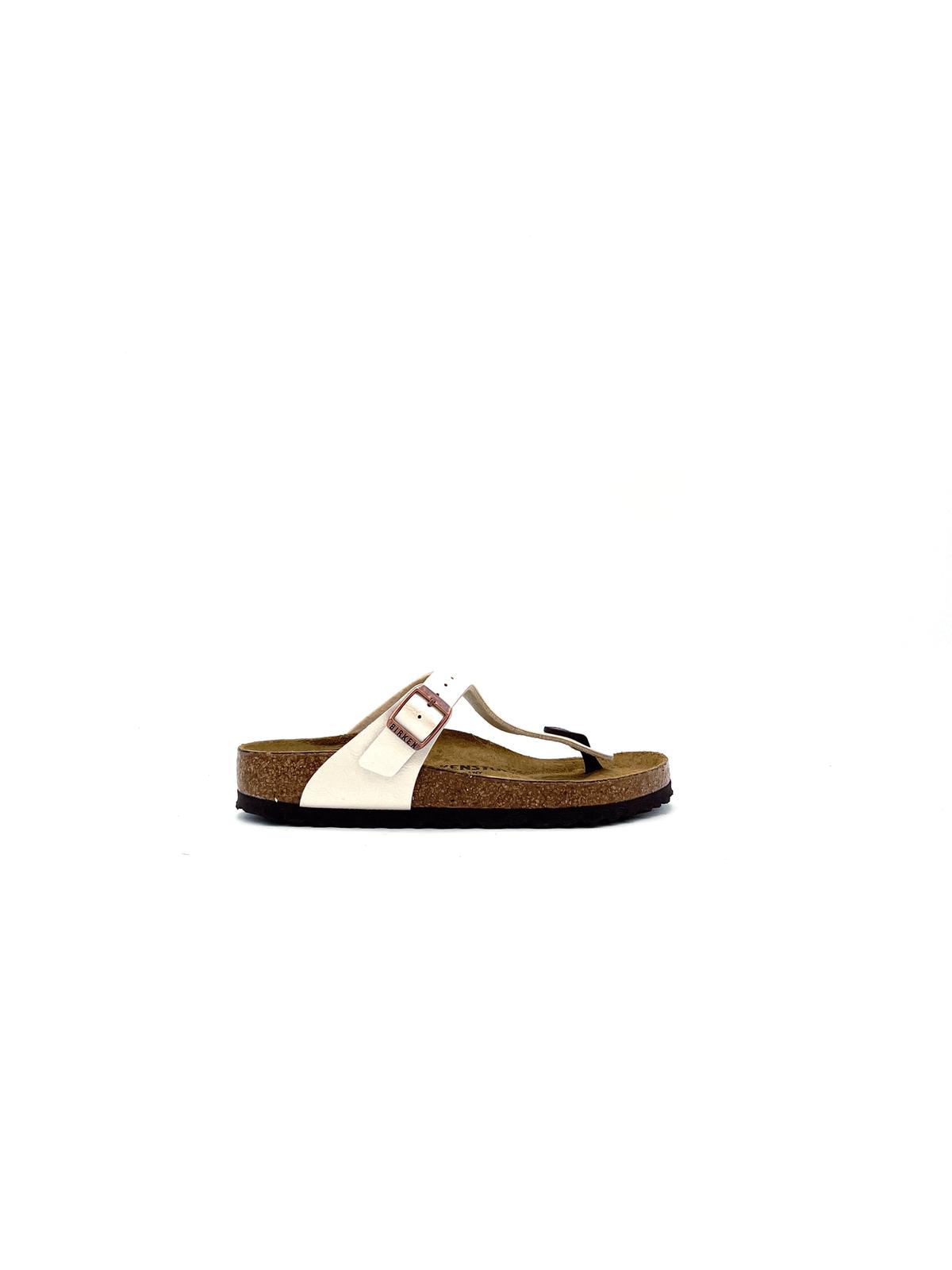 BIRKENSTOCK GIZEH Birko FlorGRACEFUL PEARL WHITE
