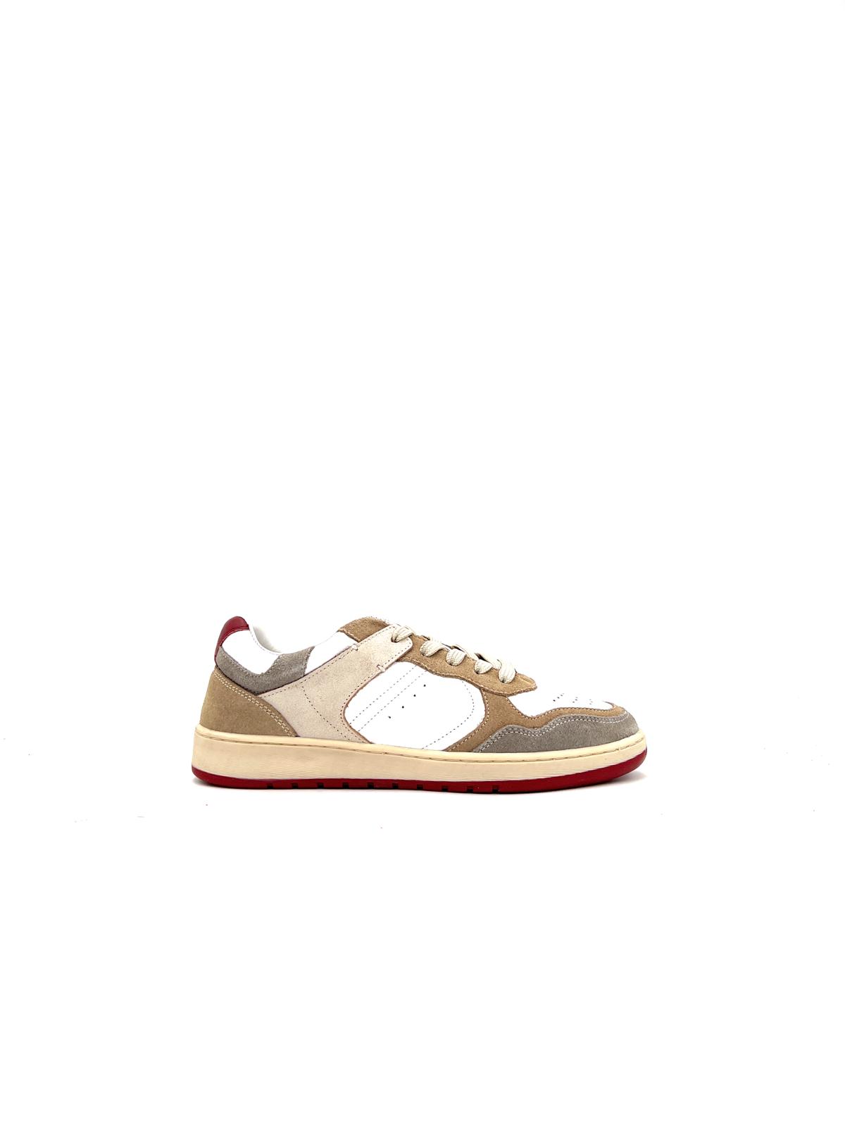 X341 X341WHITE/bordeuax FRAU
