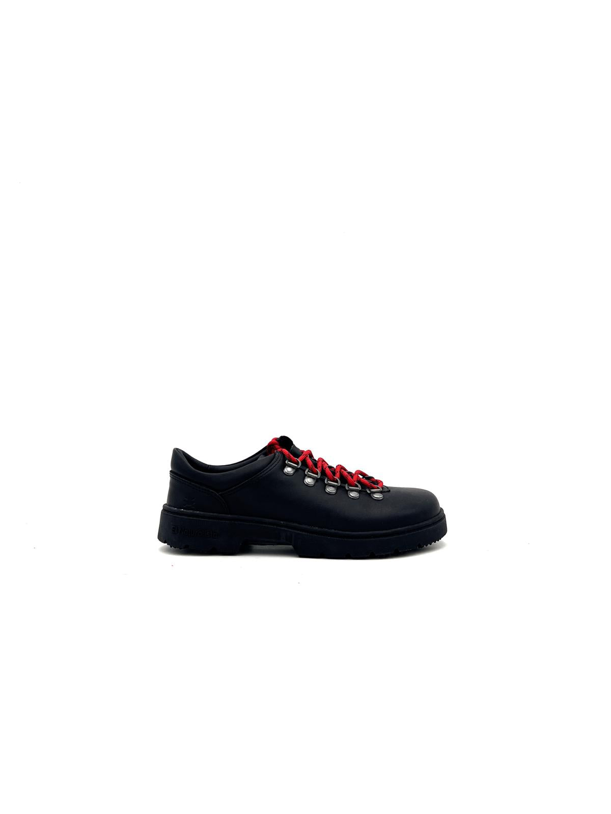 El Naturalista N5876 Arenisca – Scarpe Da Ginnastica Donna, Nero, Taglia 41 Larga, Pelle Nabuk, Suola Antiscivolo