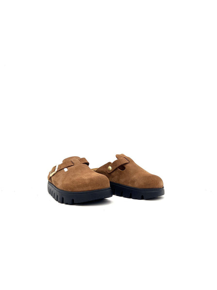BOSTON CHUNKY BOSTON CHUNKY Suede LeatherDARK TEA BIRKENSTOCK