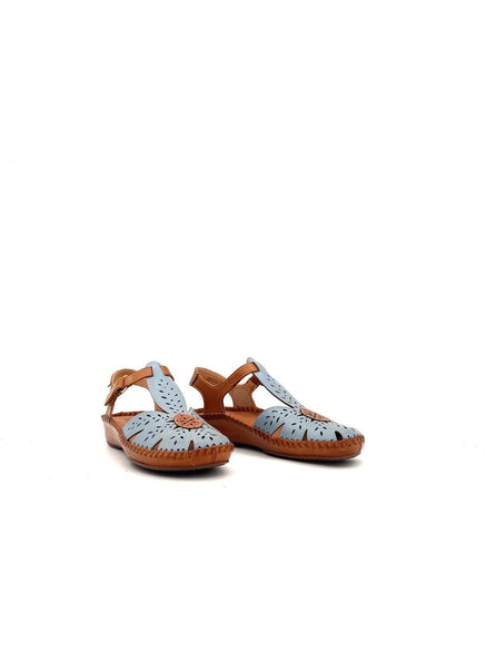 sandali chiusi in punta con zeppina 655-0841C1DENIM PIKOLINOS